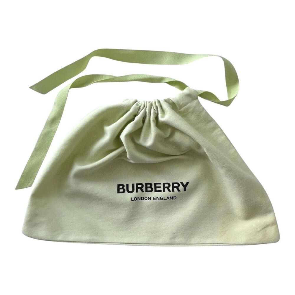 Authentic BURBERRY London England Light Green Dust Bag Storage Pouch 14x10"
